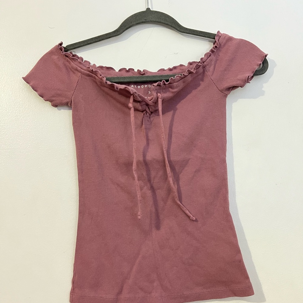 Off the shoulder shirt